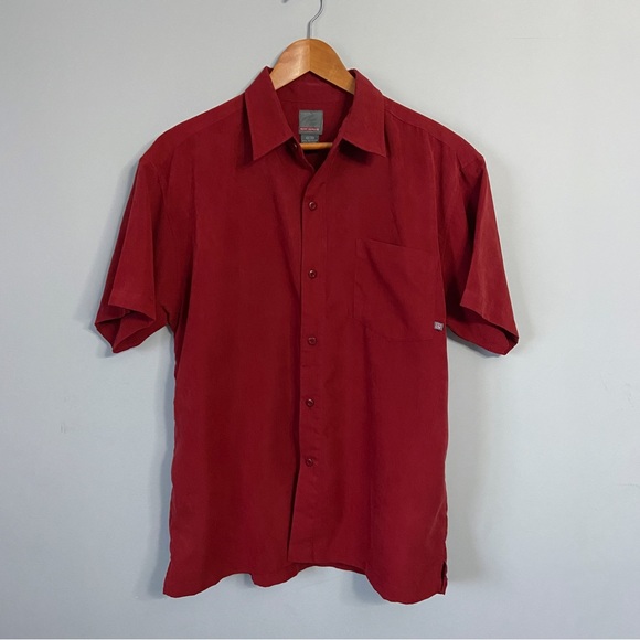 Red Button down T-shirts - Picture 1 of 4
